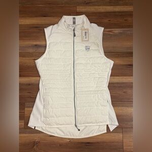Peter Millar White Women’s Puffer Vest Medium